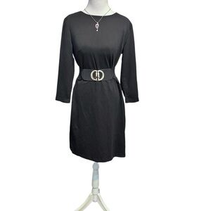 Old Navy black midi lenght sheath dress . New